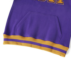 Omega 1911 Purple Stripe Chenille Crewneck