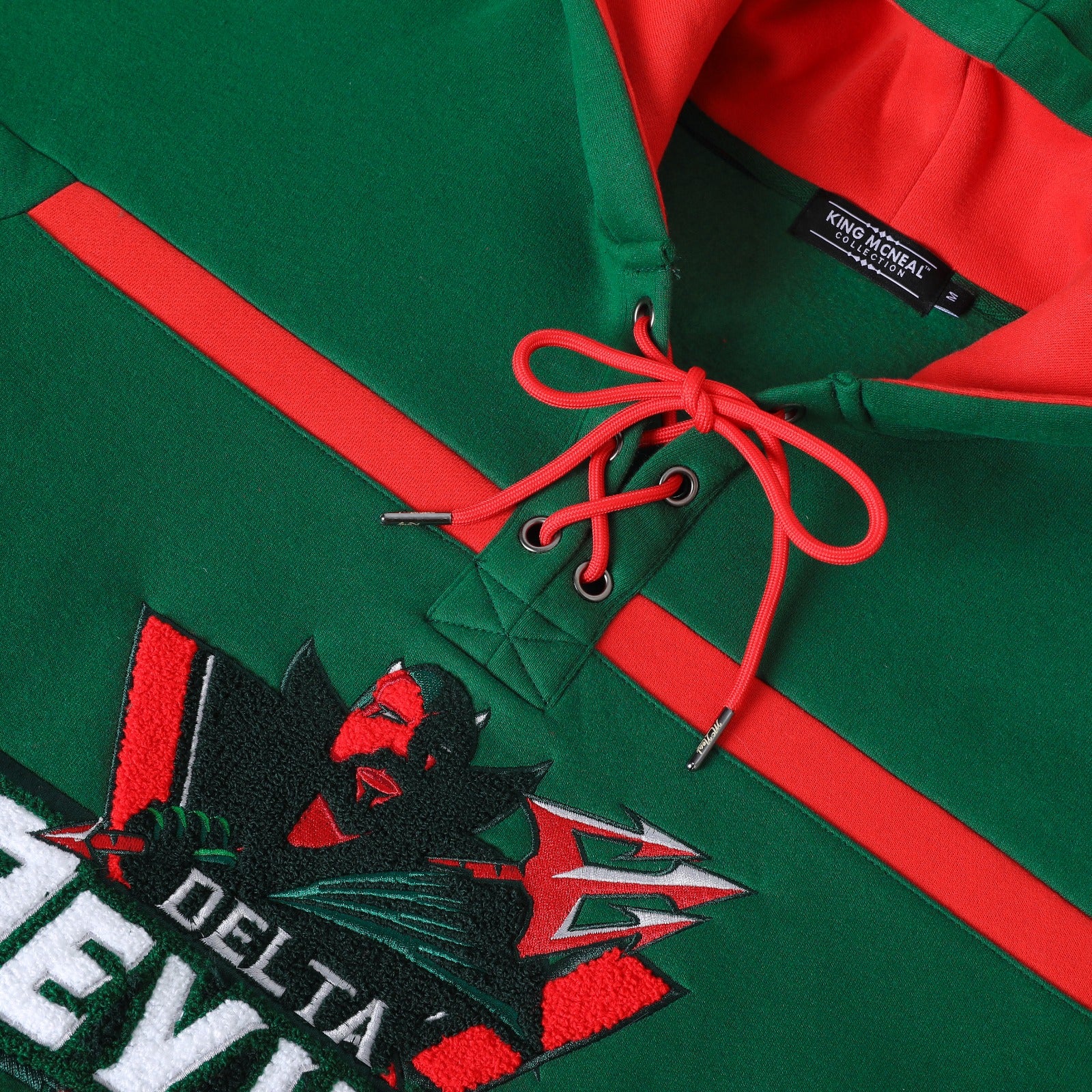 Mississippi Valley State Green Hockey Hoodie