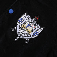 SGRho Black Corduroy Jacket Read Description