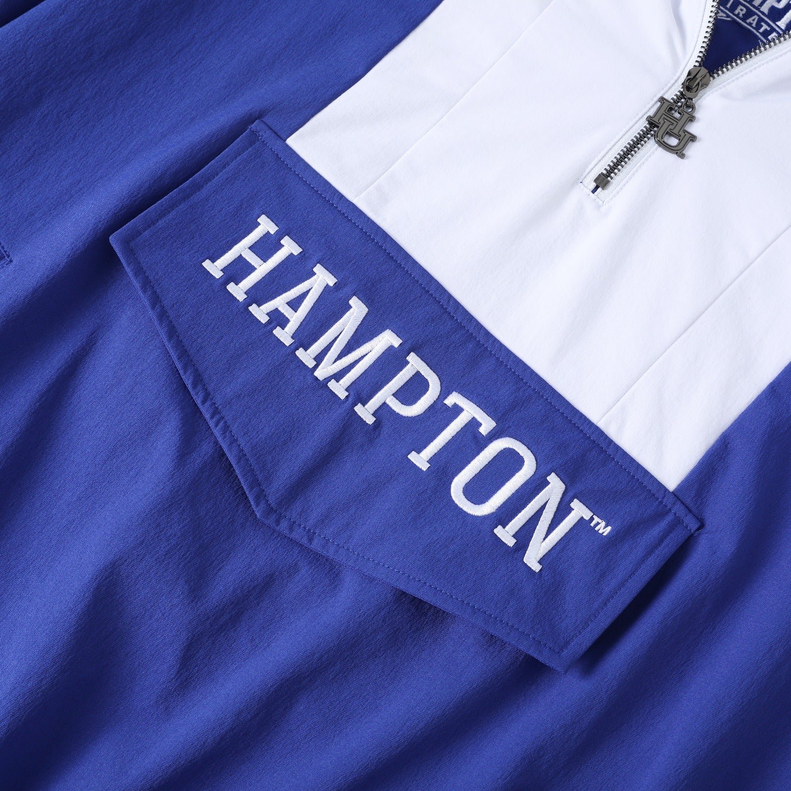 Hampton University Royal Windbreaker Tech Pullover