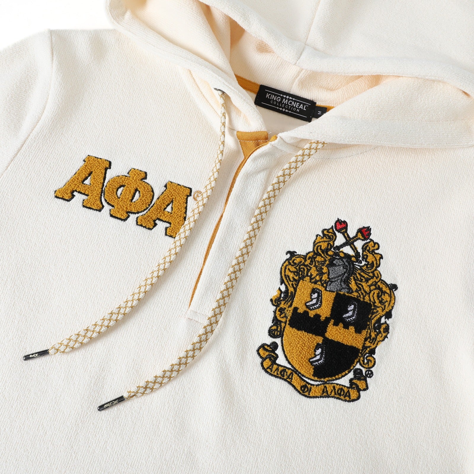 Alpha Neutral Qtr Button-Up Hoodie