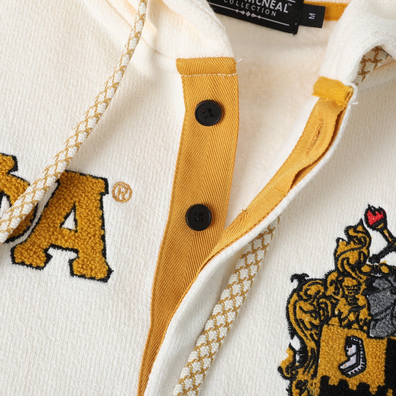 Alpha Neutral Qtr Button-Up Hoodie