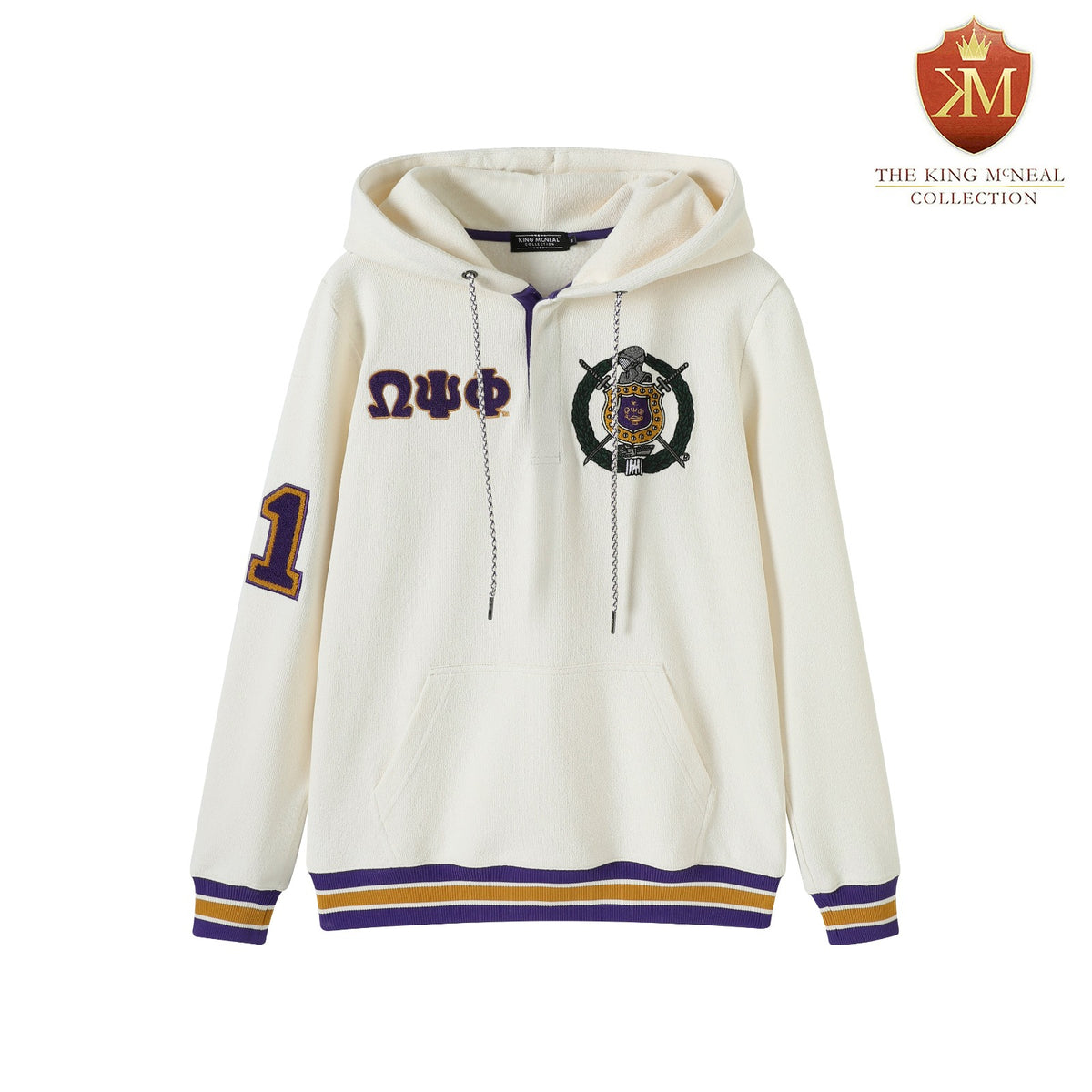 Omega Neutral Qtr Button-Up Hoodie