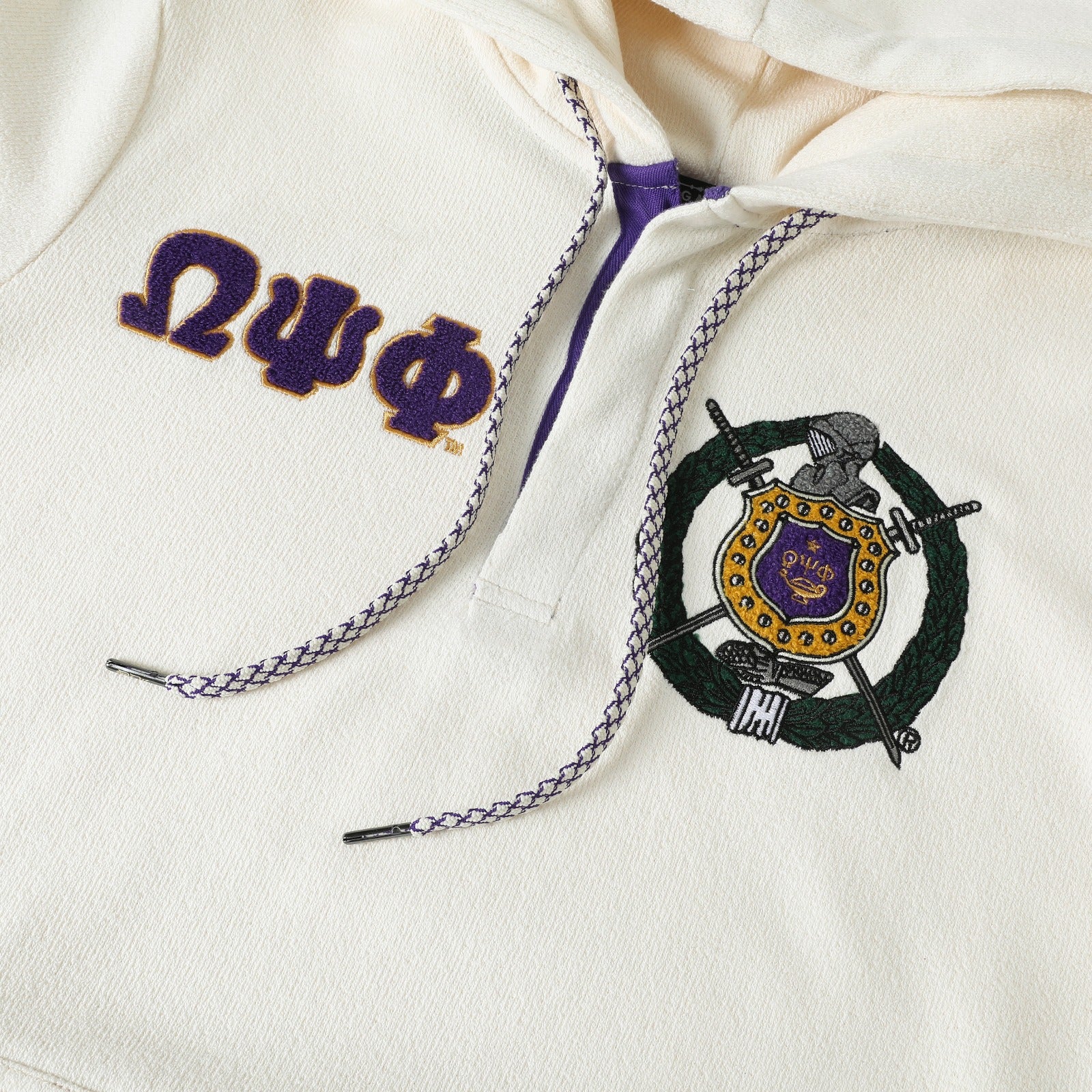 Omega Neutral Qtr Button-Up Hoodie