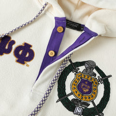 Omega Neutral Qtr Button-Up Hoodie