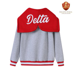 Delta Heather Grey Prep Unisex Hoodie