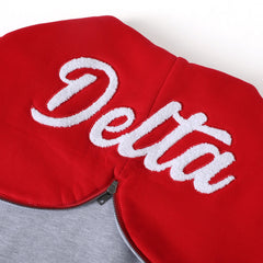 Delta Heather Grey Prep Unisex Hoodie
