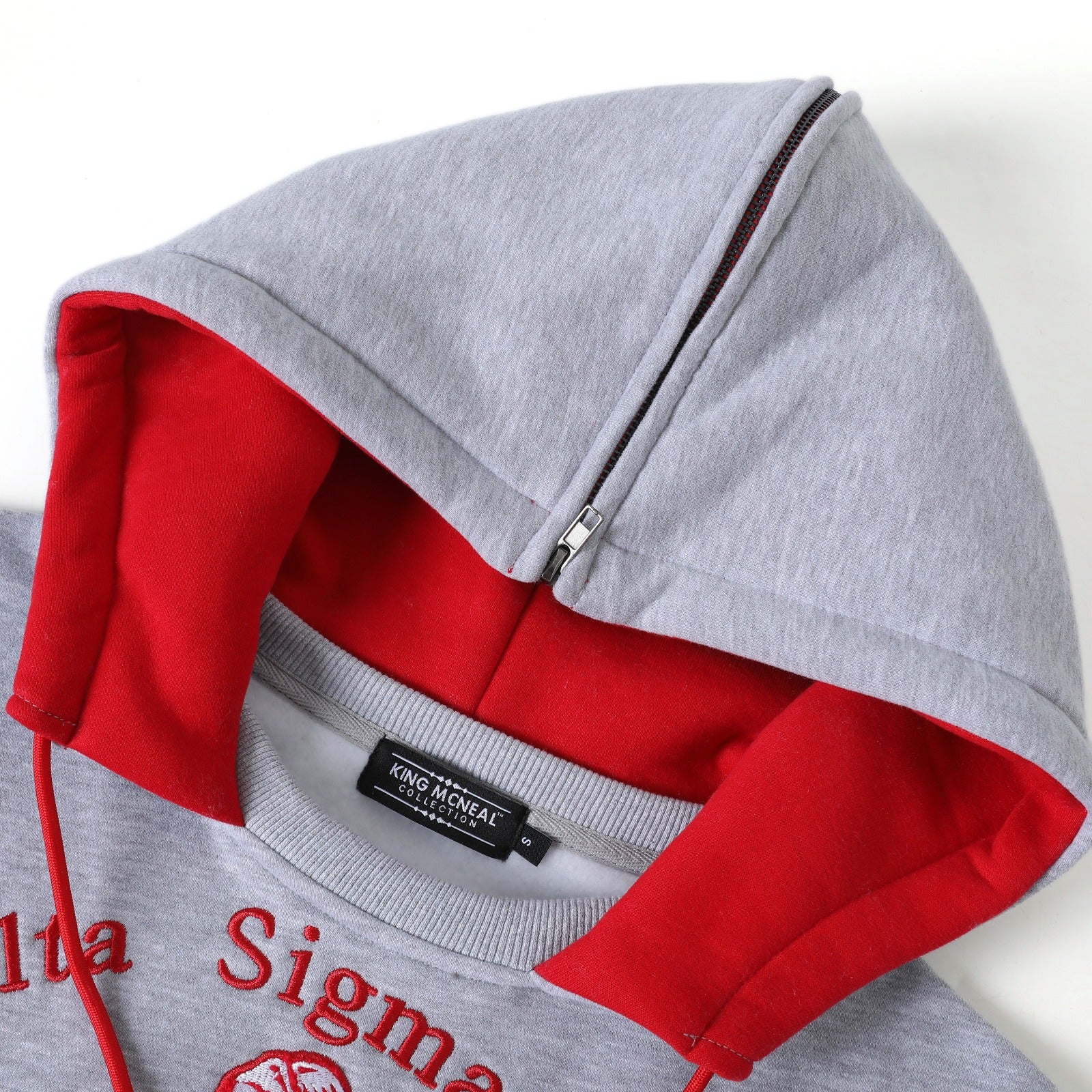 Delta Heather Grey Prep Unisex Hoodie