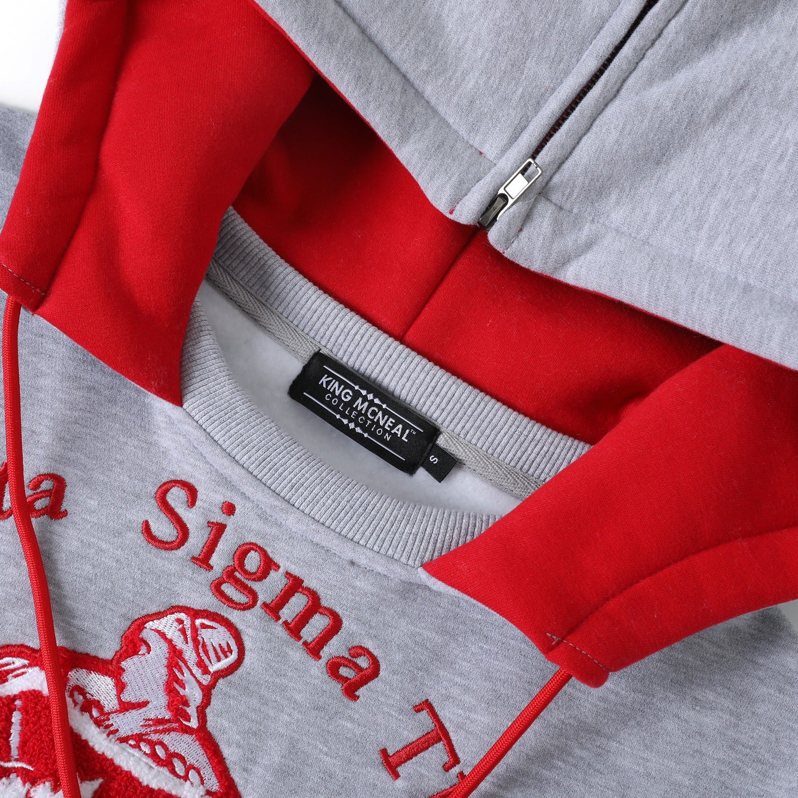 Delta Heather Grey Prep Unisex Hoodie