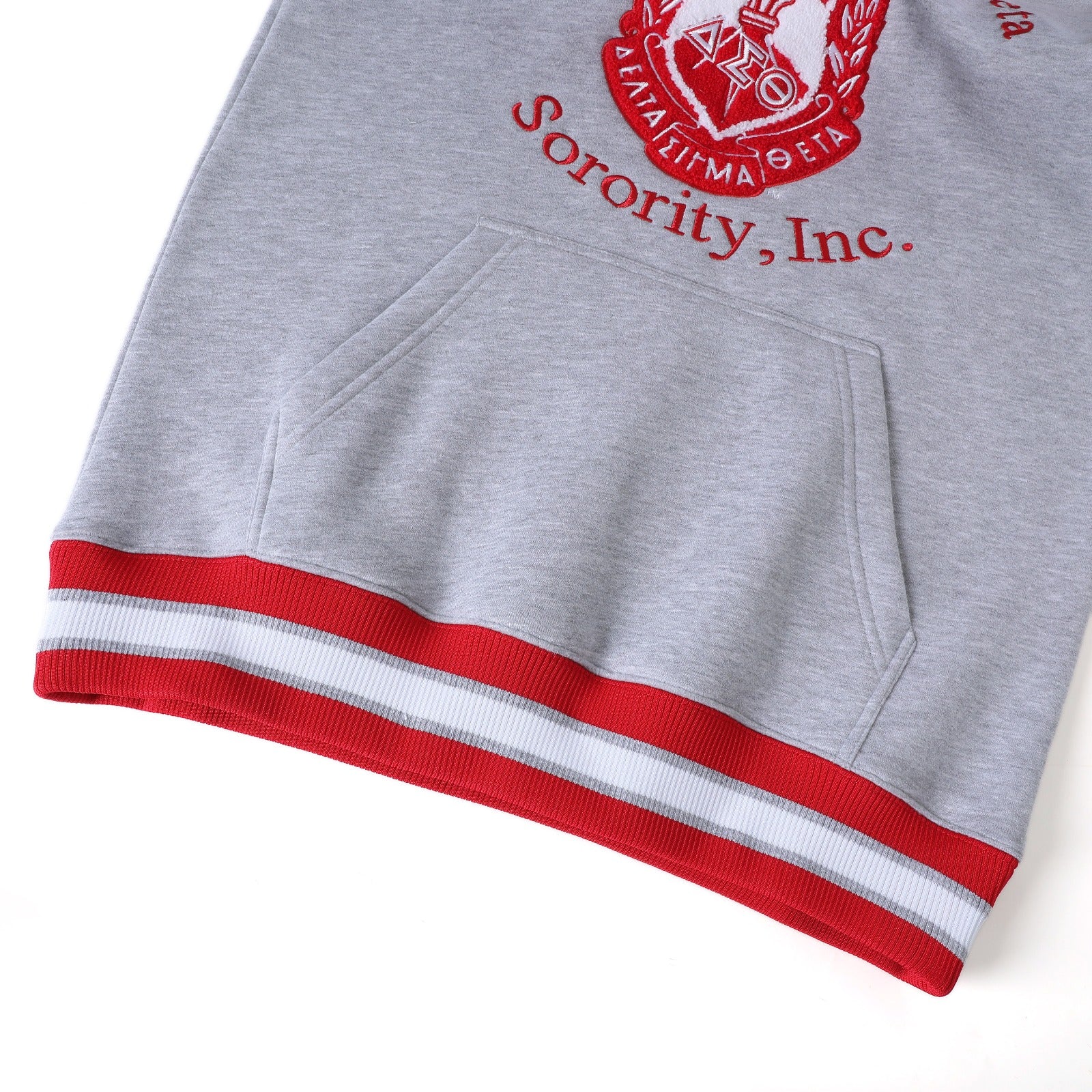 Delta Heather Grey Prep Unisex Hoodie