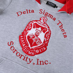 Delta Heather Grey Prep Unisex Hoodie