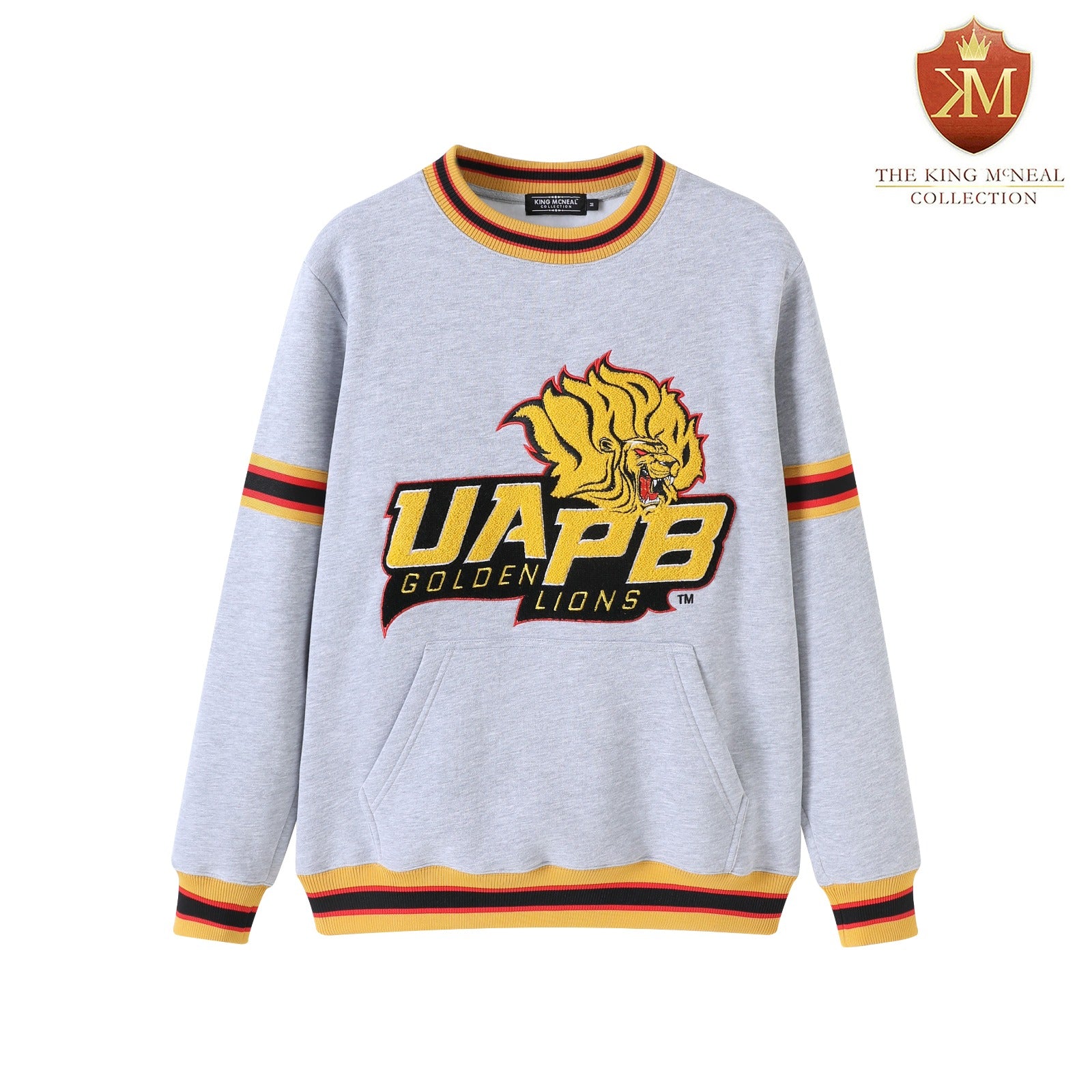 University of Arkansas at Pine Bluff Heather Grey Pocket Crewneck
