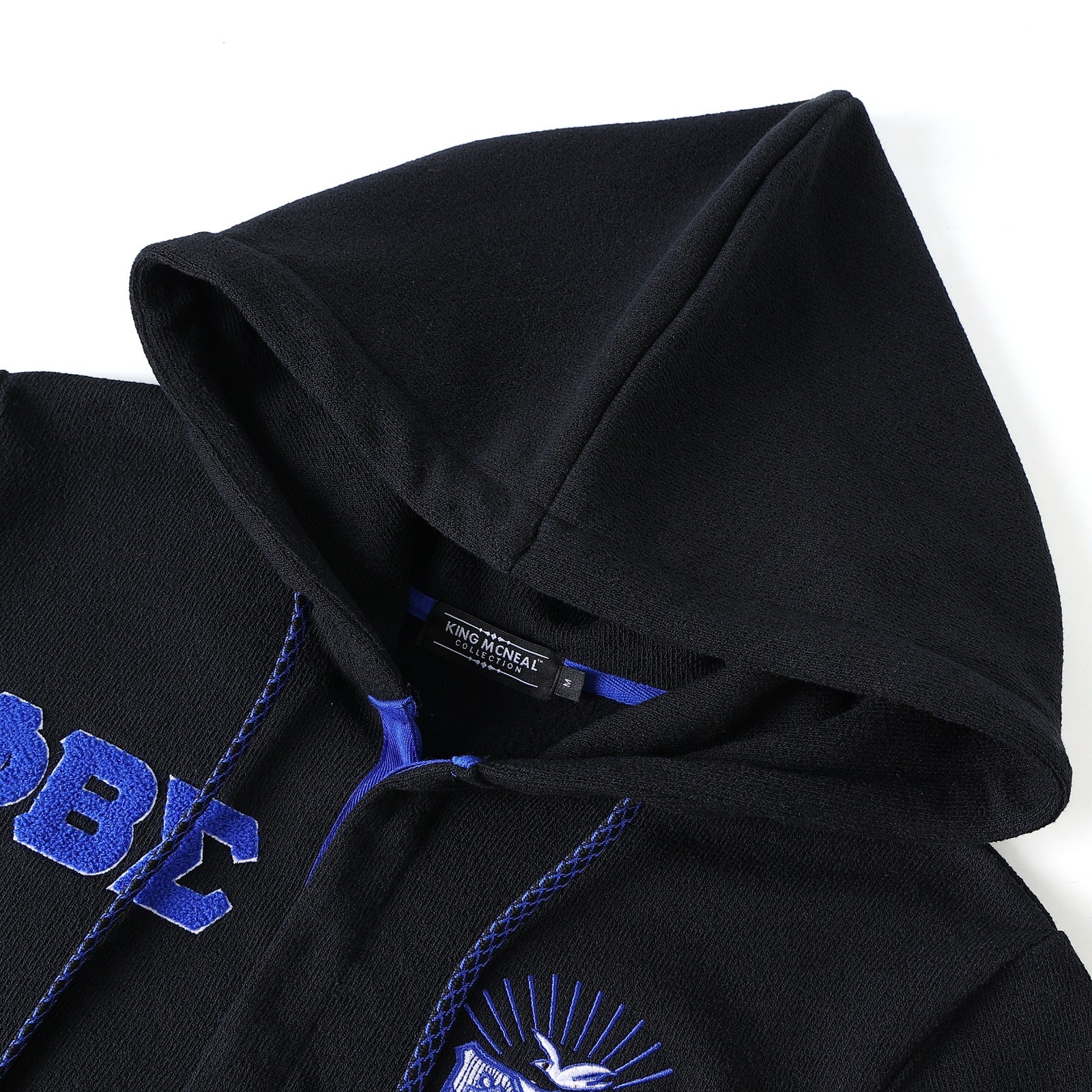 Sigma Black Qtr Button-Up Hoodie