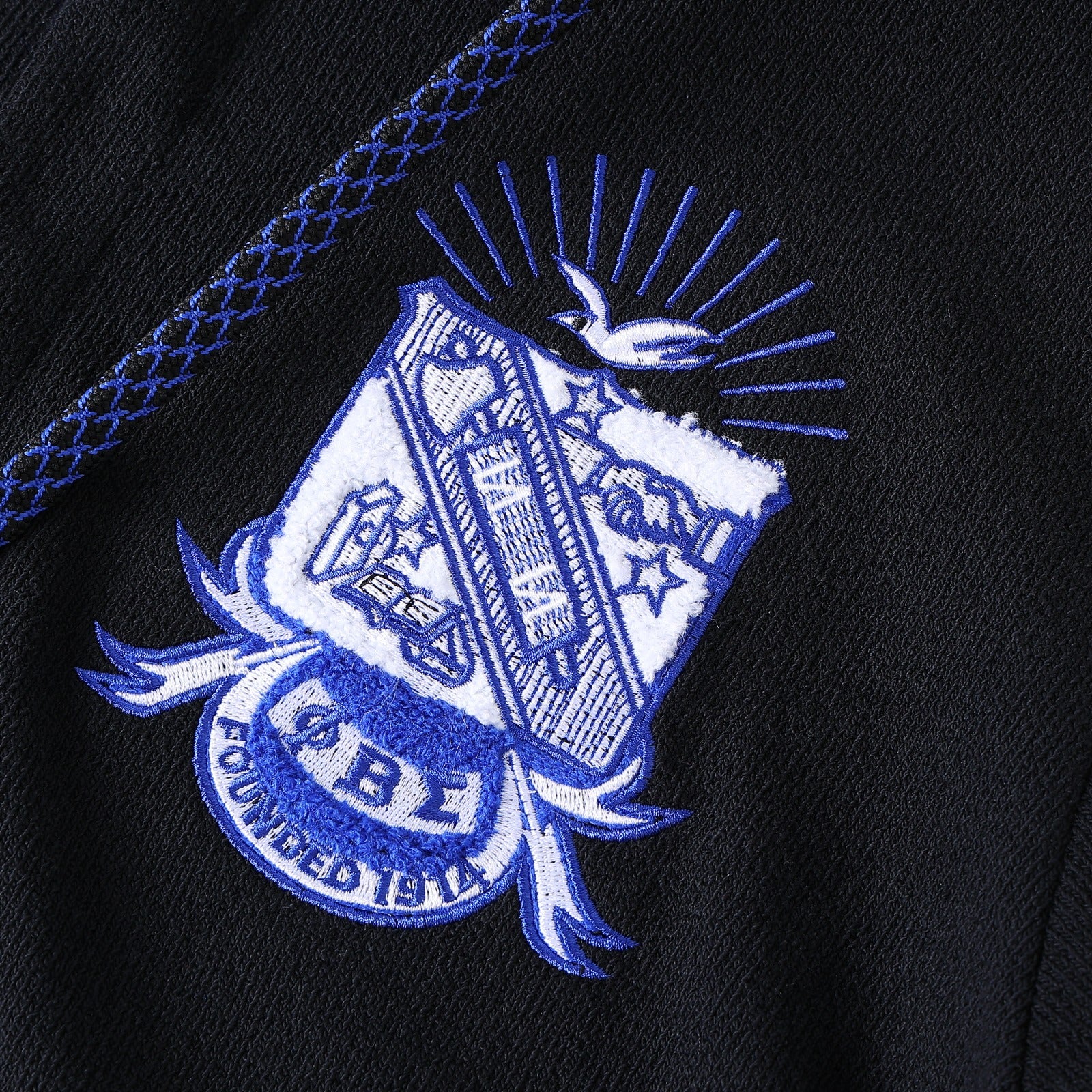 Sigma Black Qtr Button-Up Hoodie