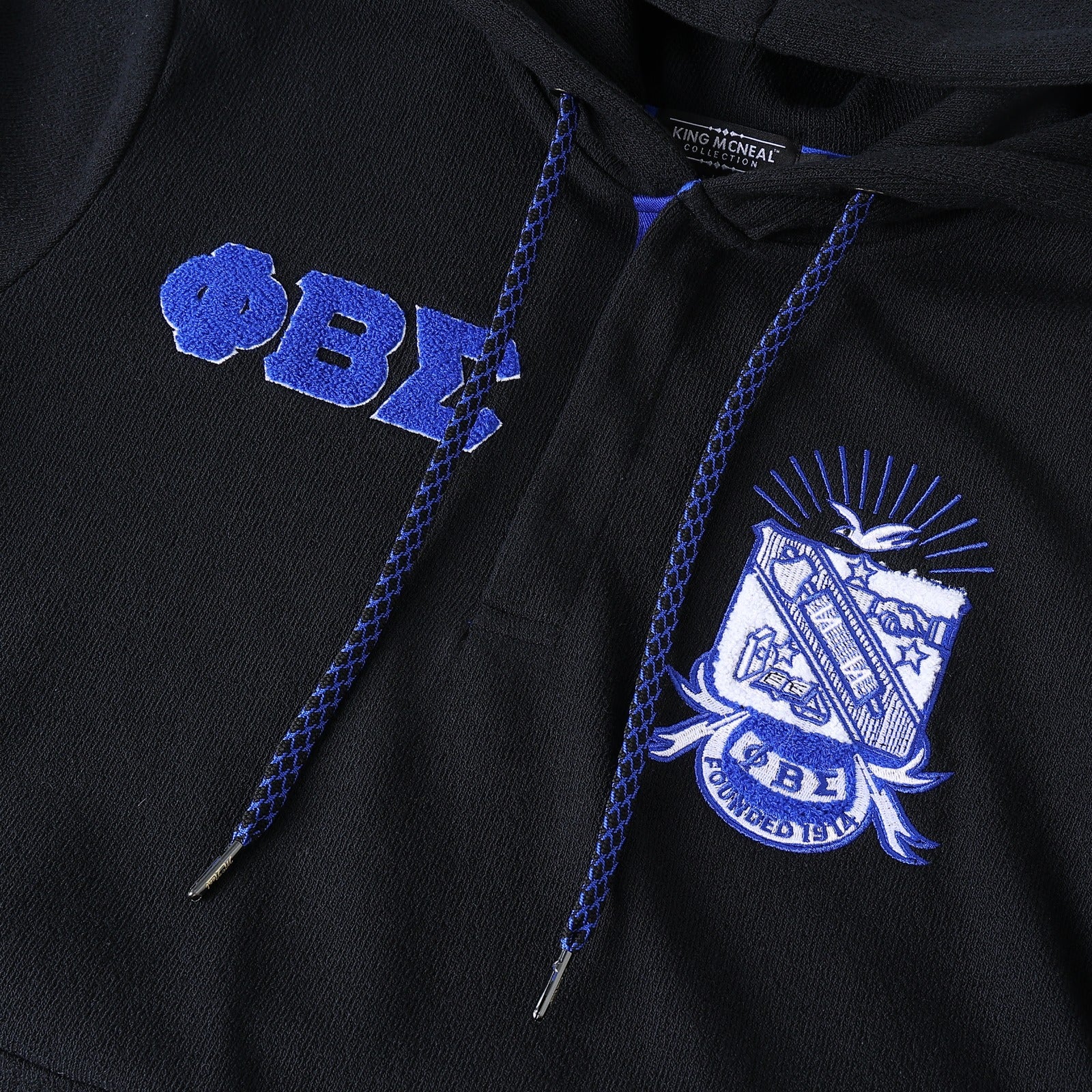 Sigma Black Qtr Button-Up Hoodie