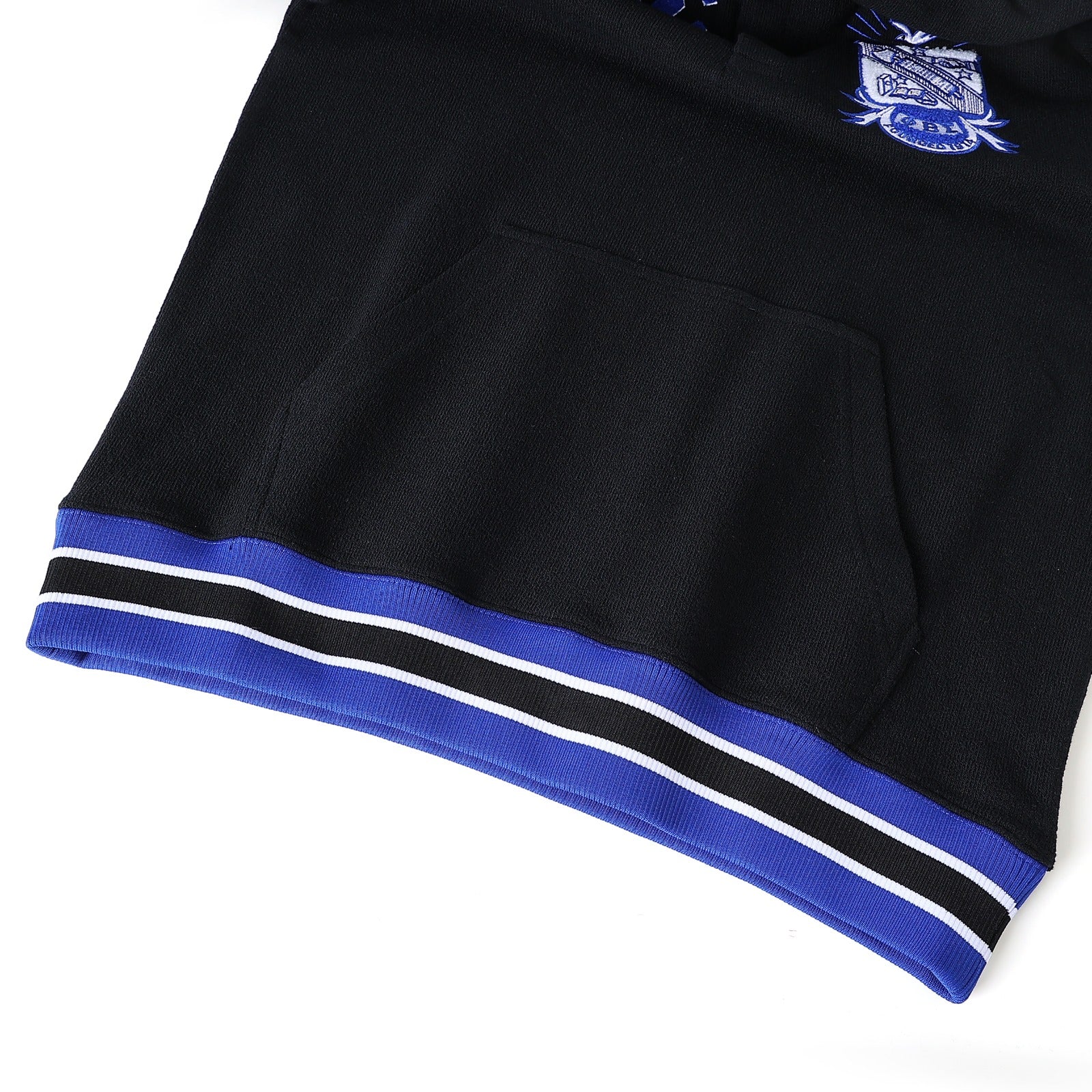 Sigma Black Qtr Button-Up Hoodie