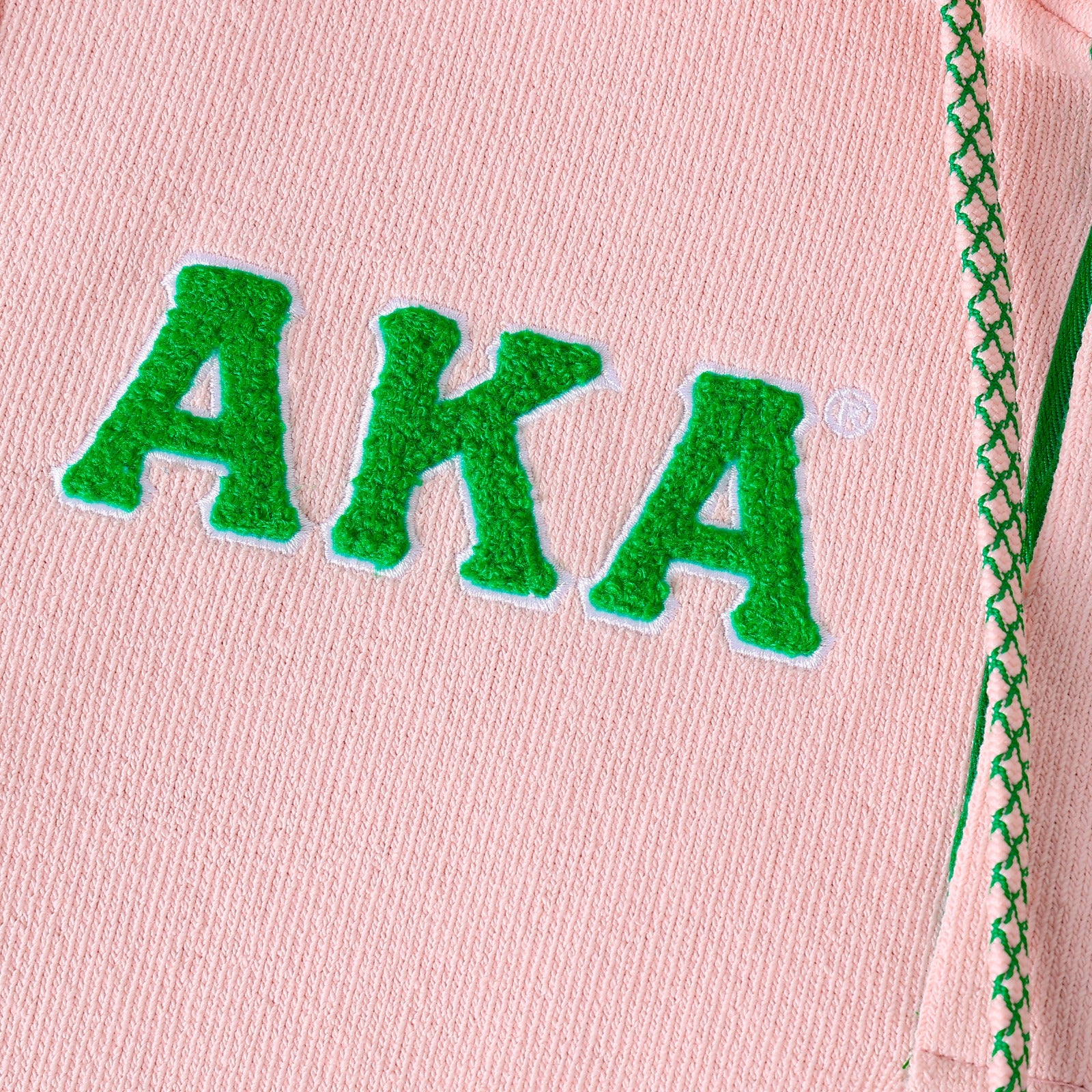 AKA Pink Qtr Button-Up Hoodie (Unisex)
