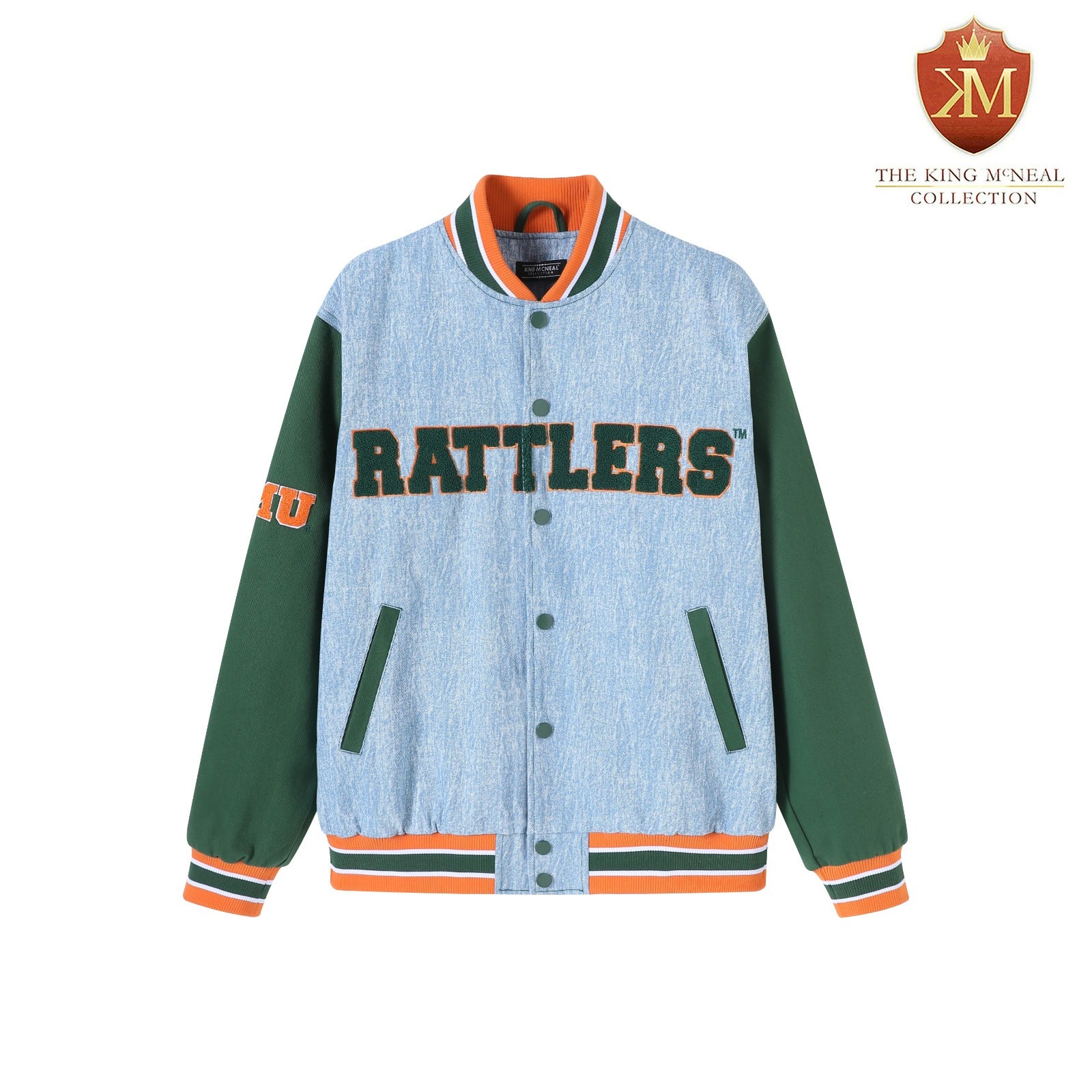 FAMU Denim Bomber Jacket