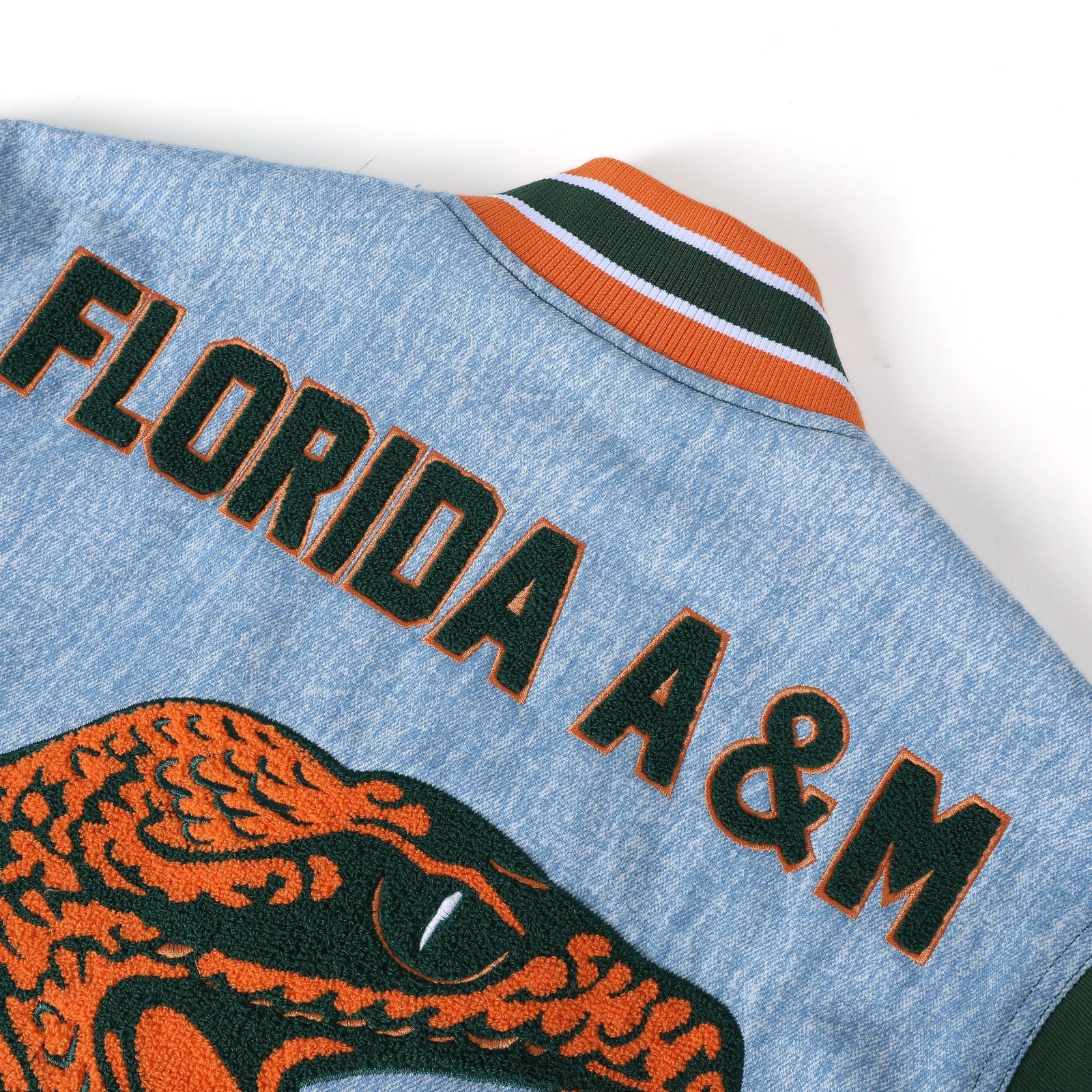 FAMU Denim Bomber Jacket