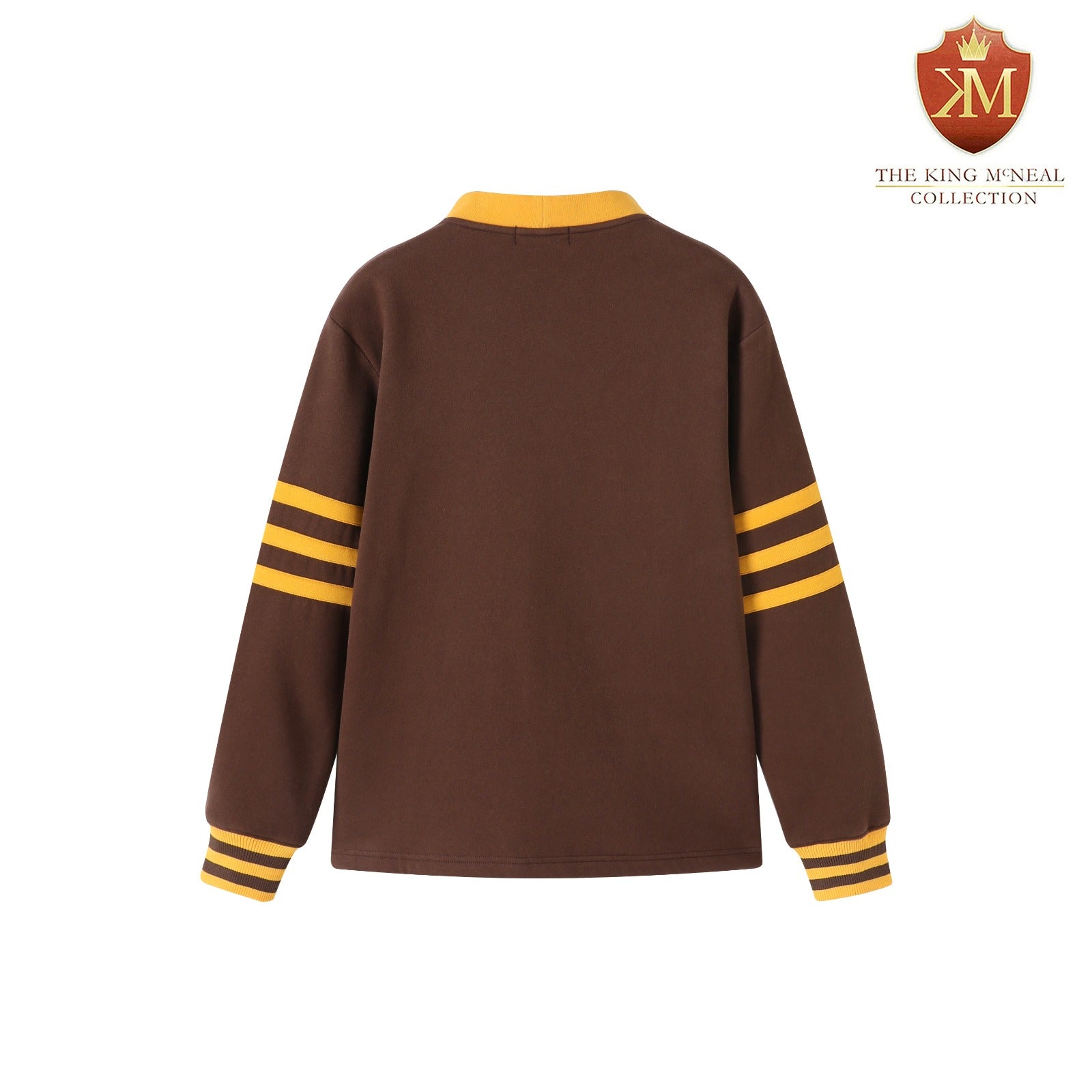 Iota Brown Fleece Cardigan