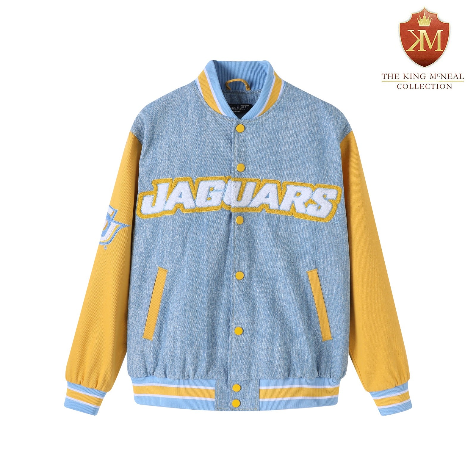 Southern University Denim Bomber Jacket