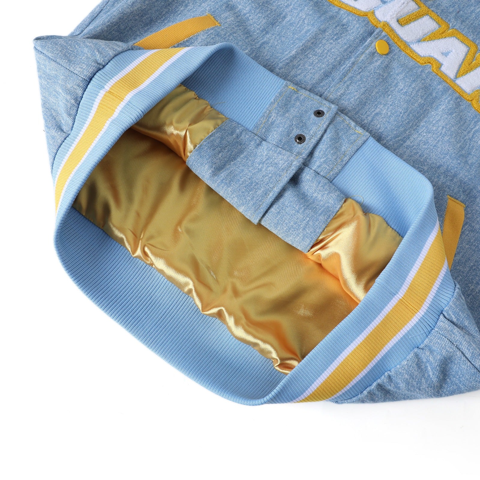 Southern University Denim Bomber Jacket