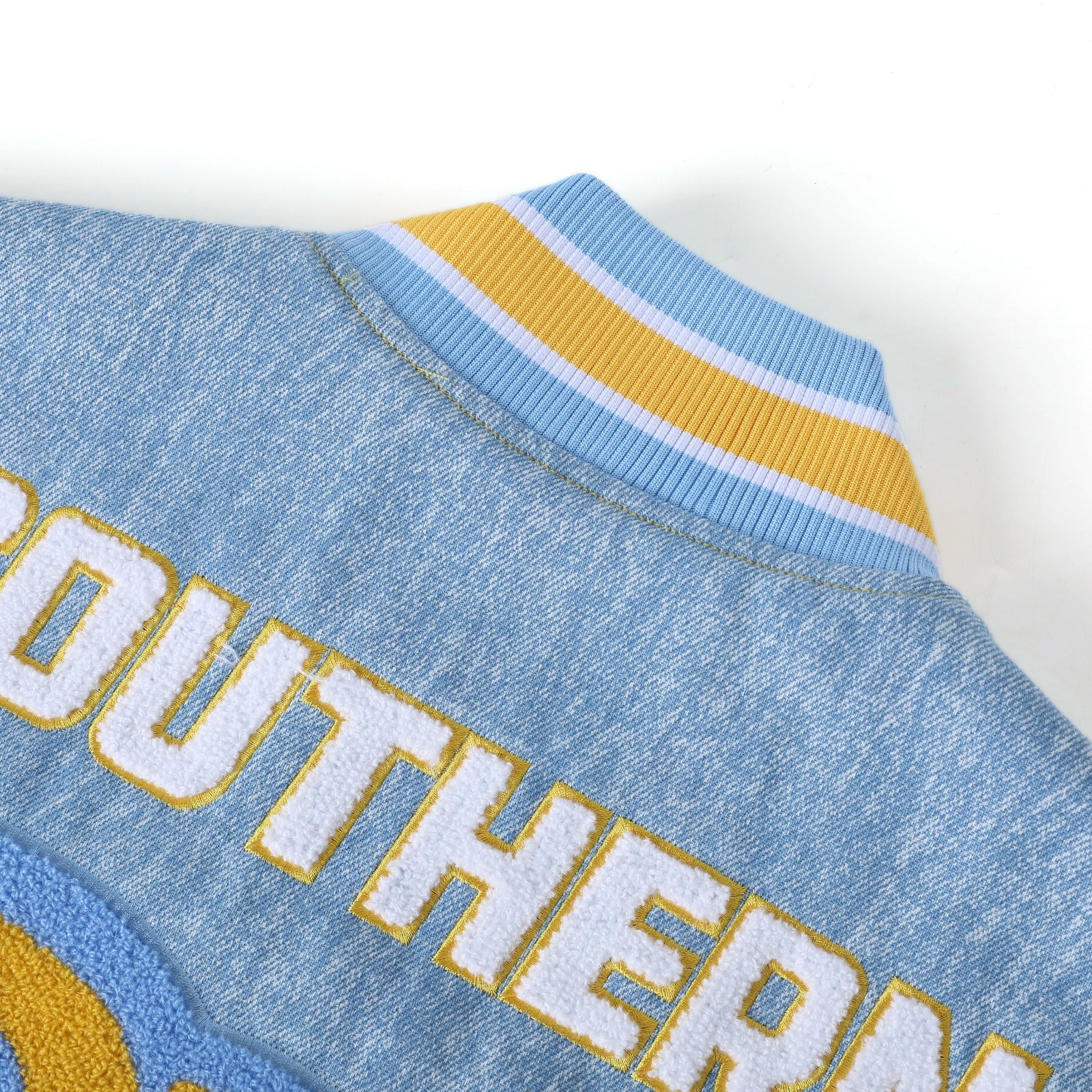 Southern University Denim Bomber Jacket