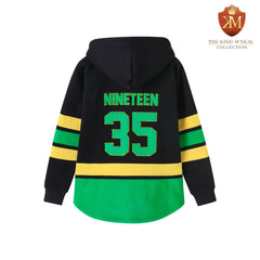 Norfolk St Black Hockey Hoodie