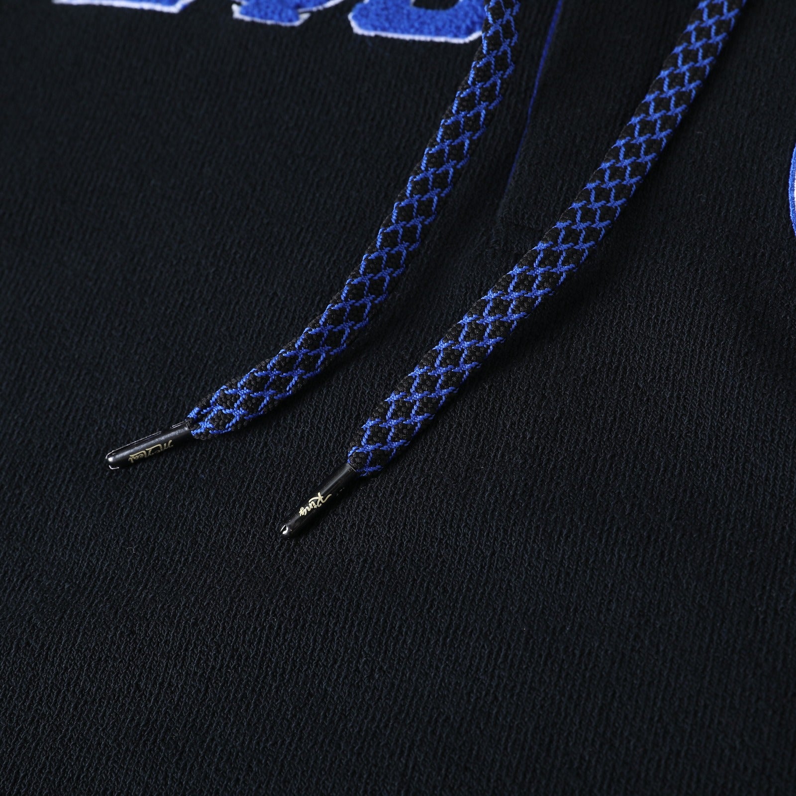 Zeta Black Qtr Button-Up Hoodie (Unisex)