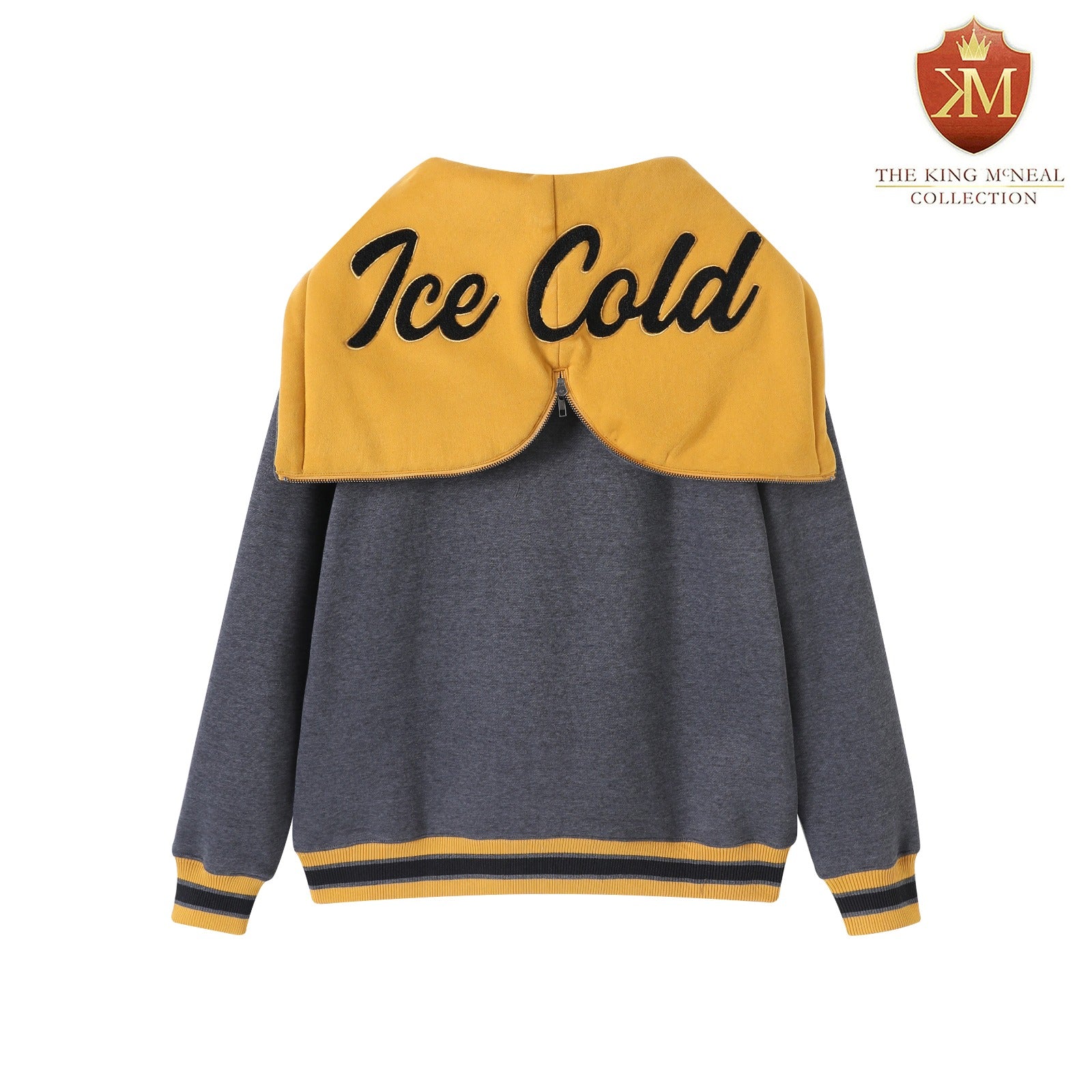 Alpha Charcoal Grey Prep Hoodie