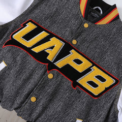 University of Arkansas Pine Bluff Black Denim Bomber Jacket