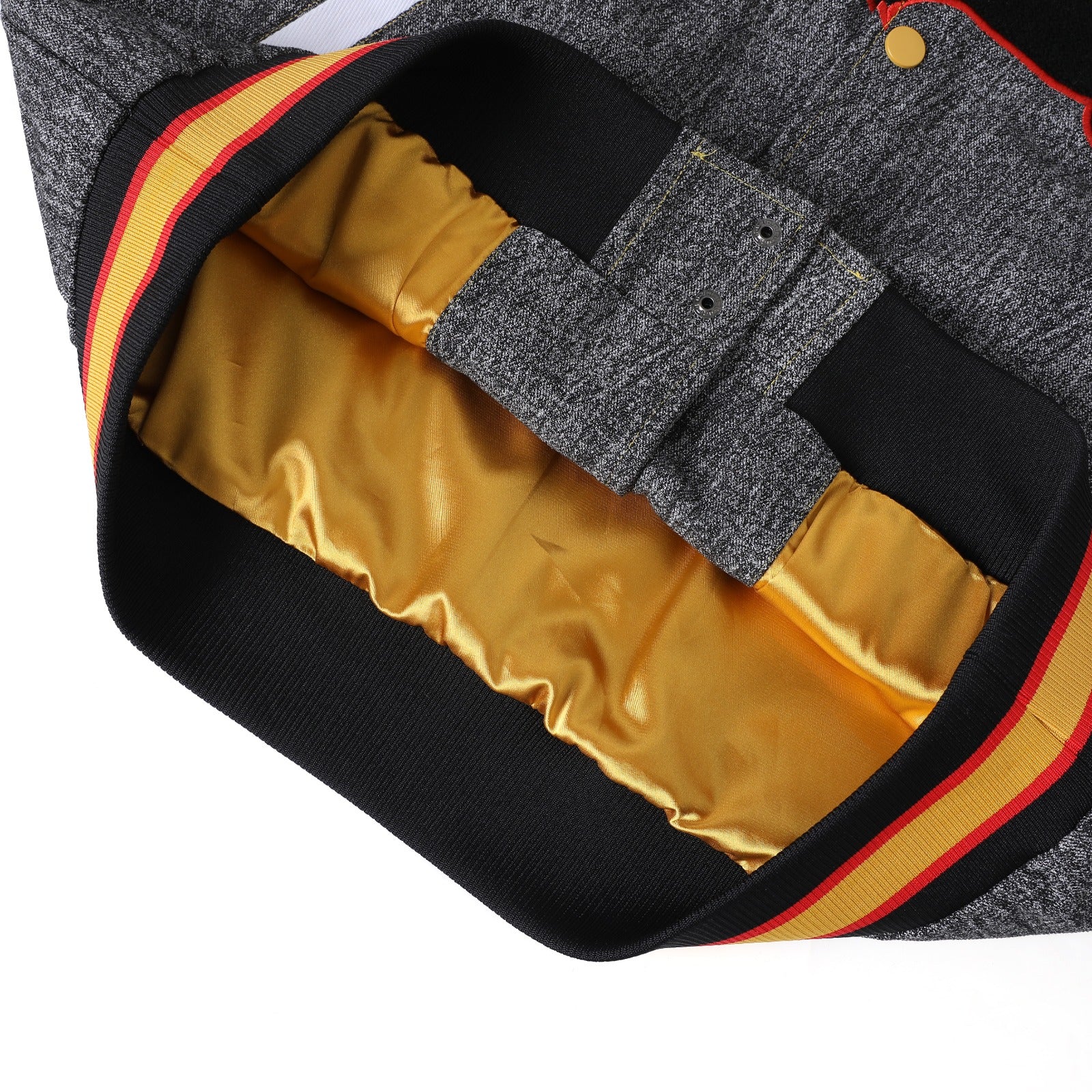 University of Arkansas Pine Bluff Black Denim Bomber Jacket