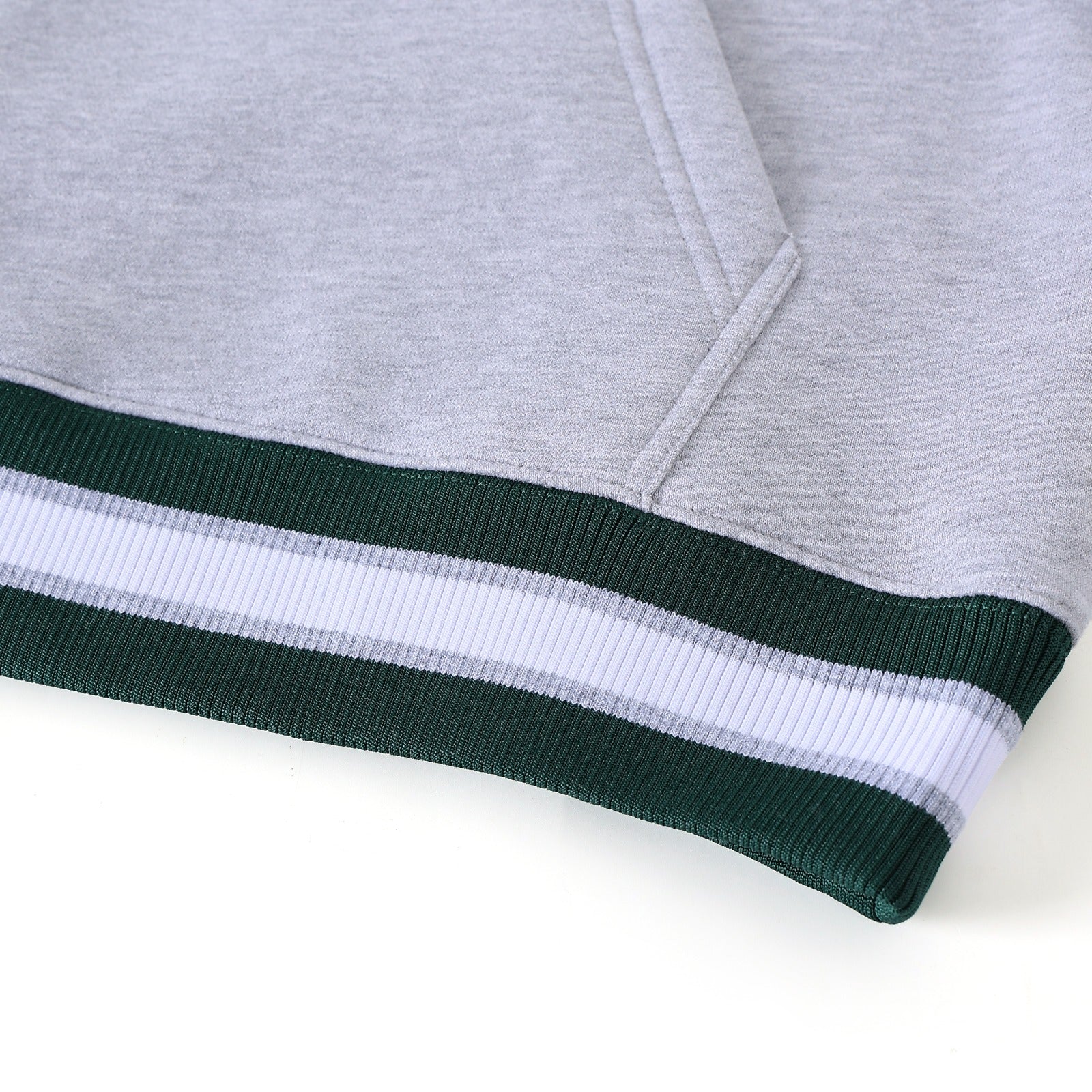 Michigan State Heather Grey Pocket Crewneck