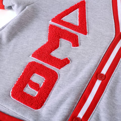 Delta Heather Grey Fleece Cardigan Unisex Fit