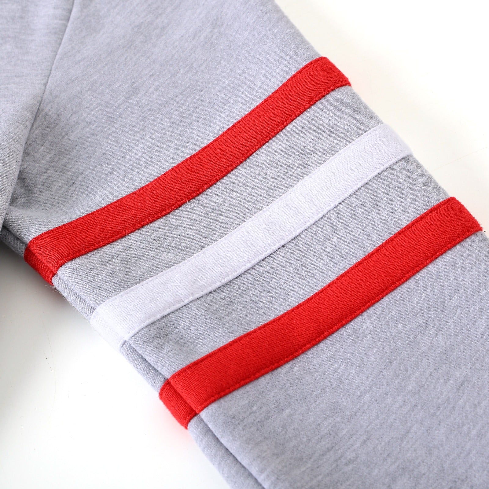 Delta Heather Grey Fleece Cardigan Unisex Fit
