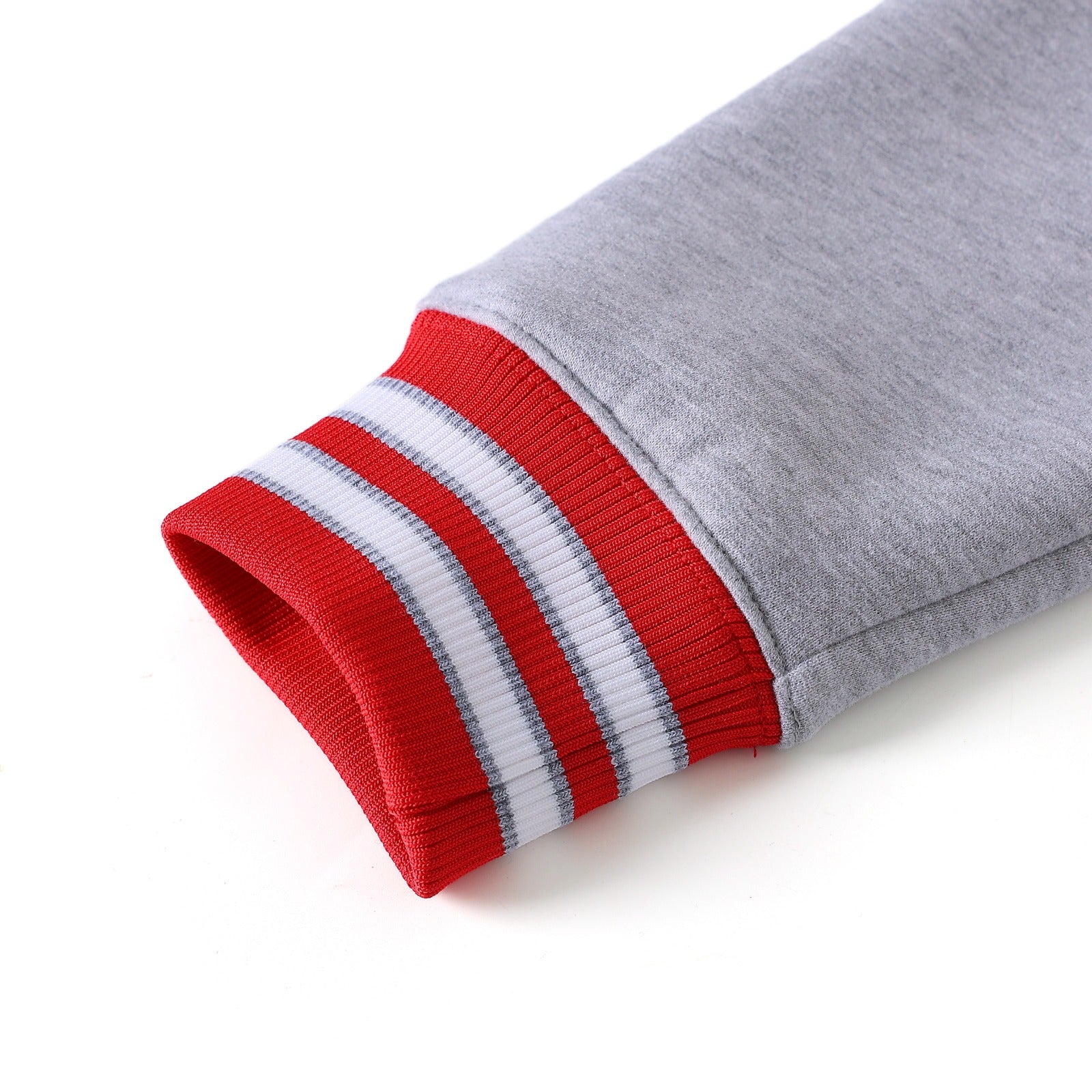 Delta Heather Grey Fleece Cardigan Unisex Fit