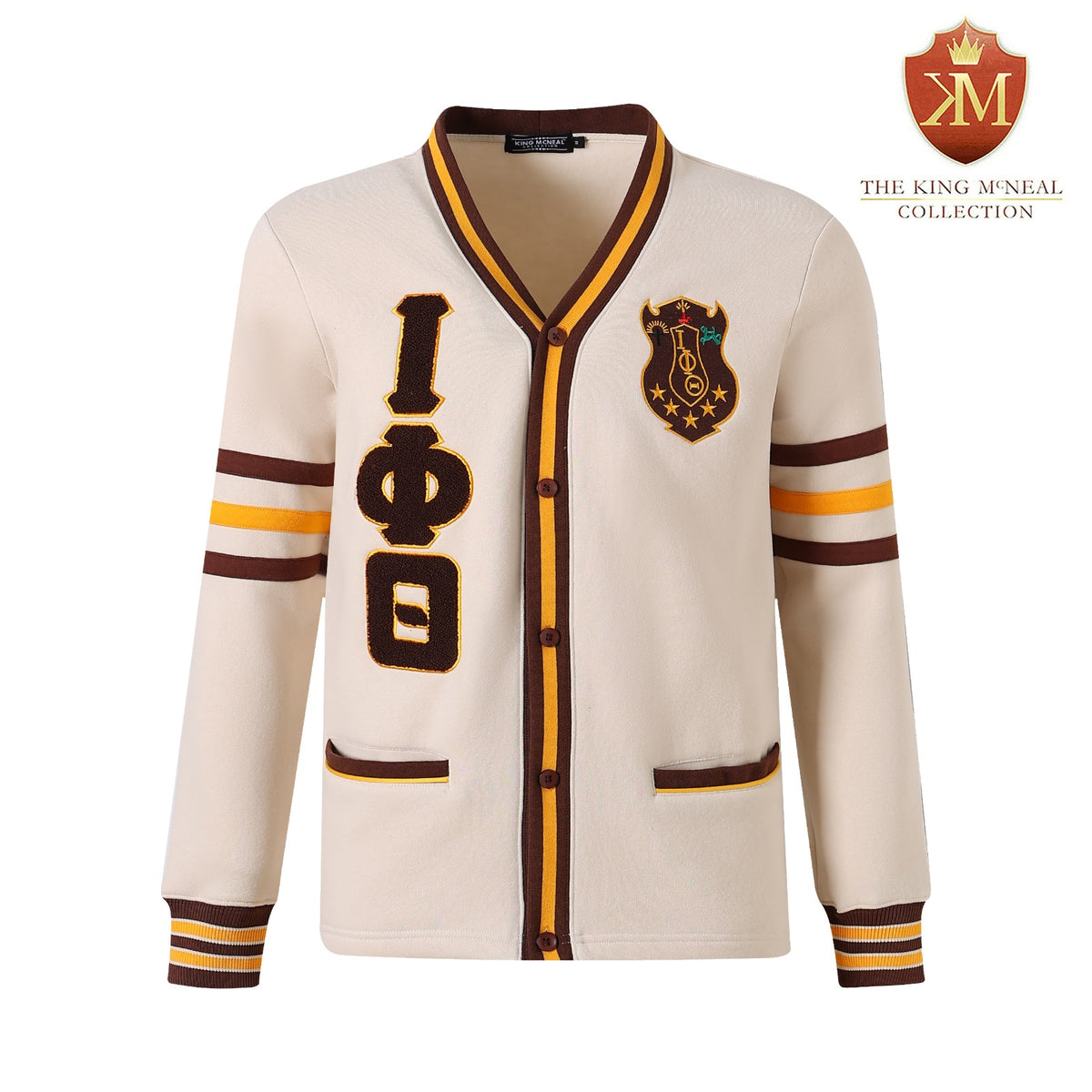 Iota Neutral Fleece Cardigan
