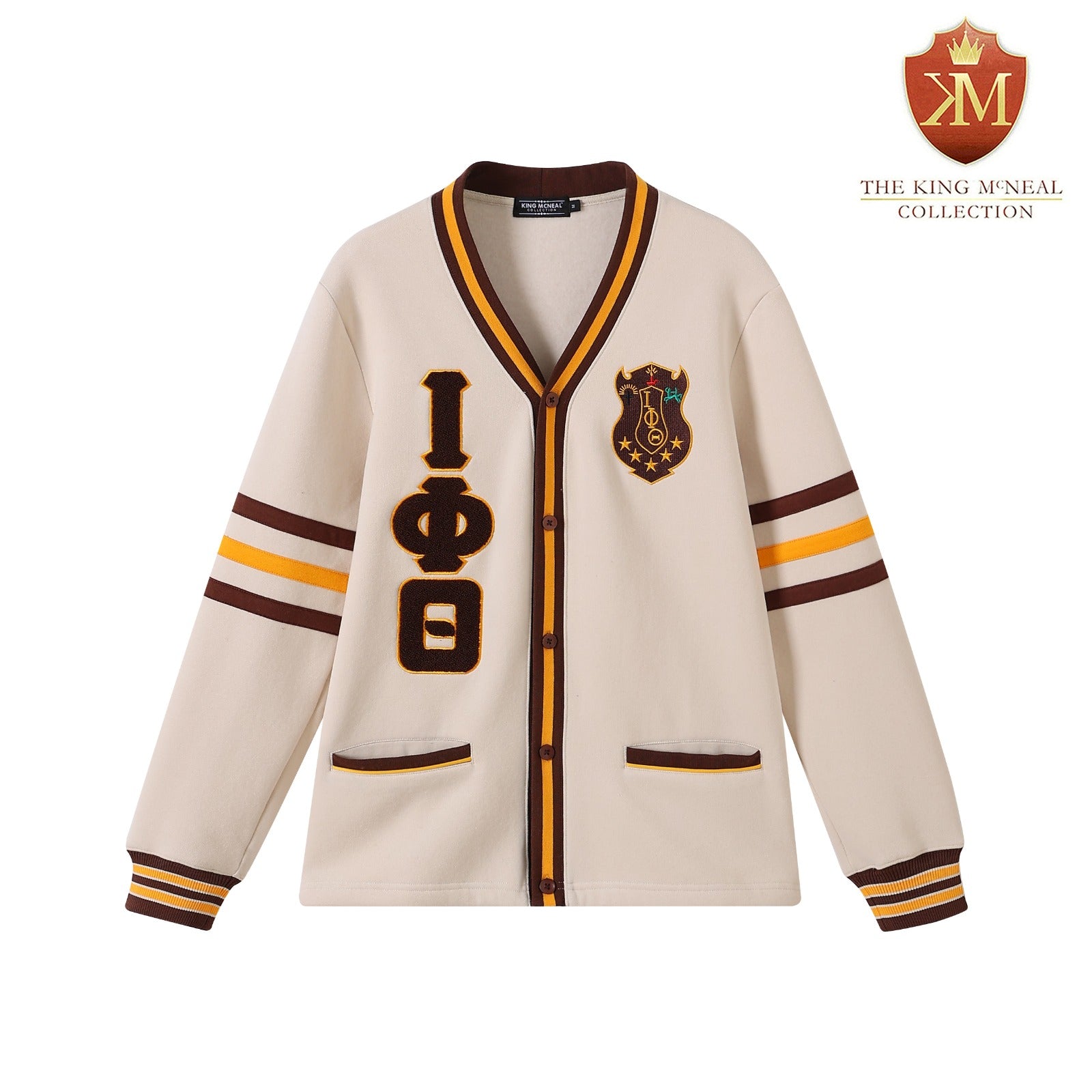 Iota Neutral Fleece Cardigan