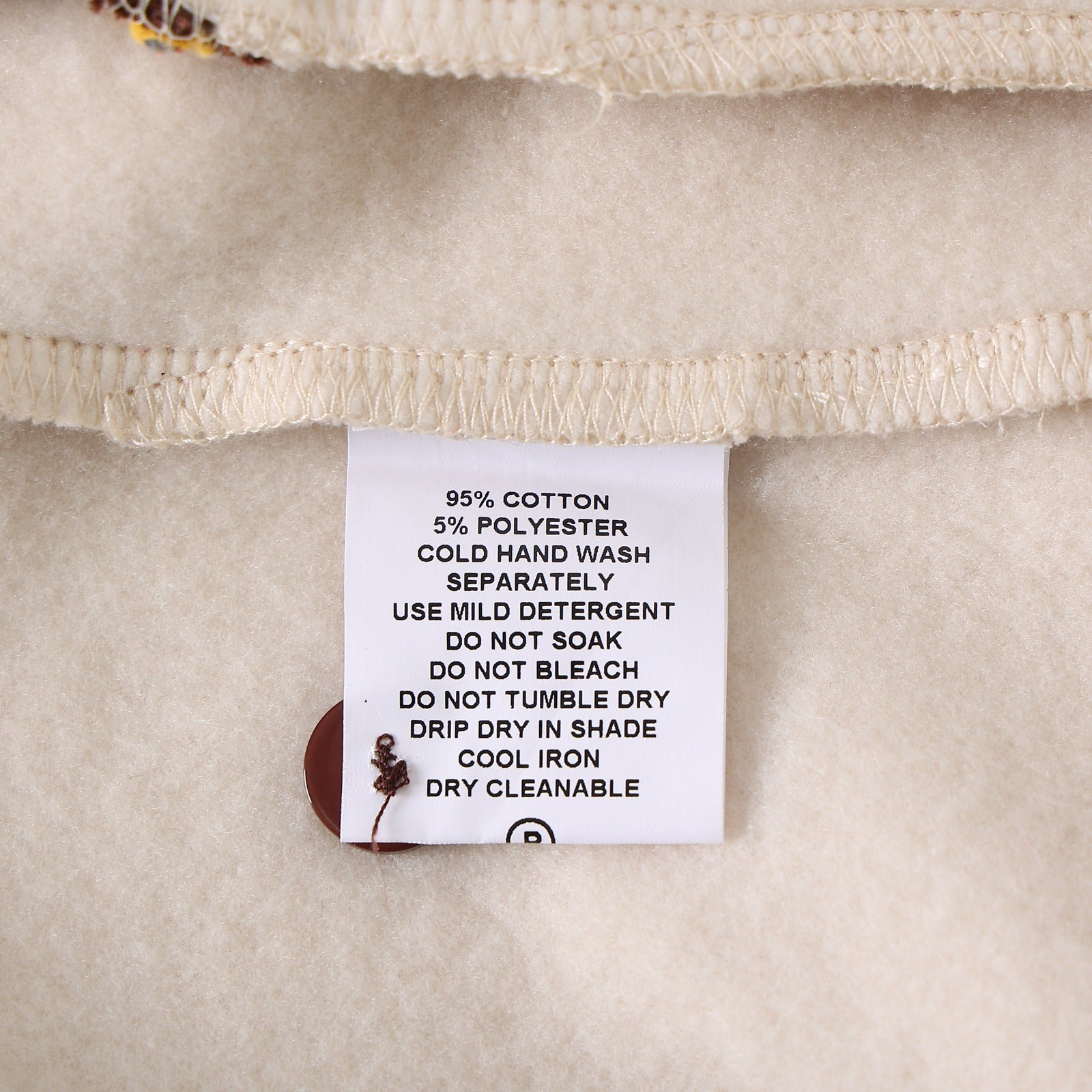 Iota Neutral Fleece Cardigan