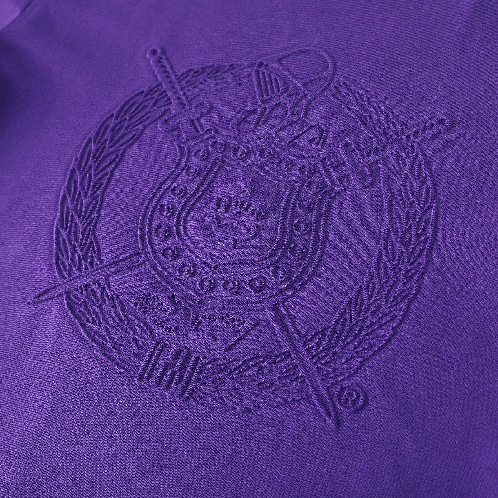 Omega Premium Purple Embossed Shirt
