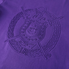 Omega Premium Purple Embossed Shirt
