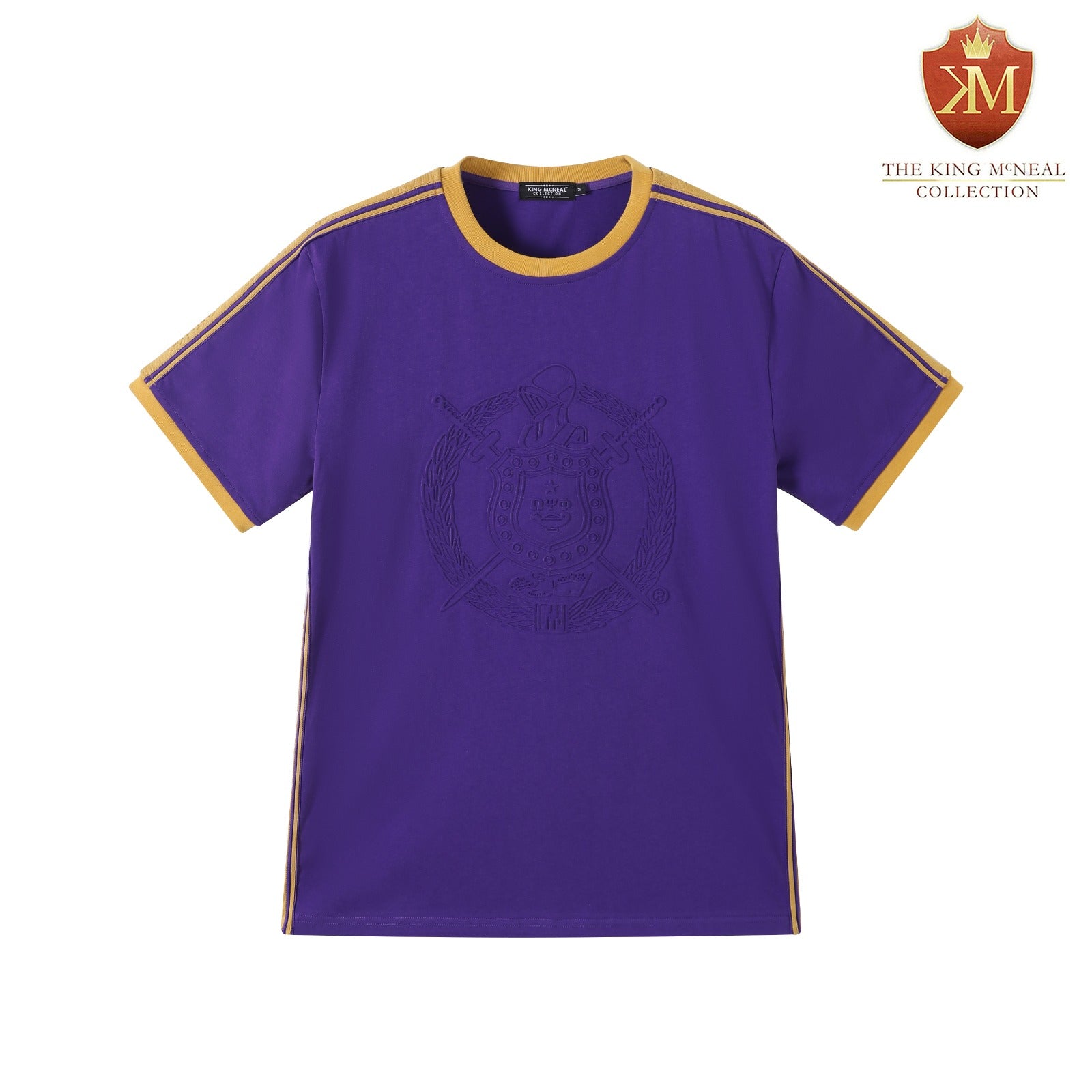 Omega Premium Purple Embossed Shirt