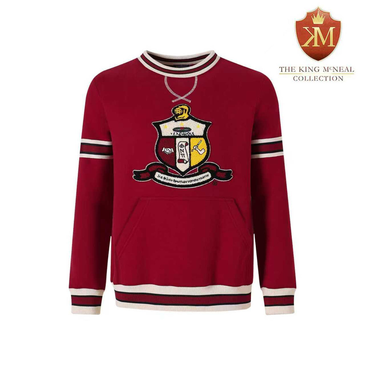 Kappa Alpha Psi Krimson Crest Chenille Crewneck