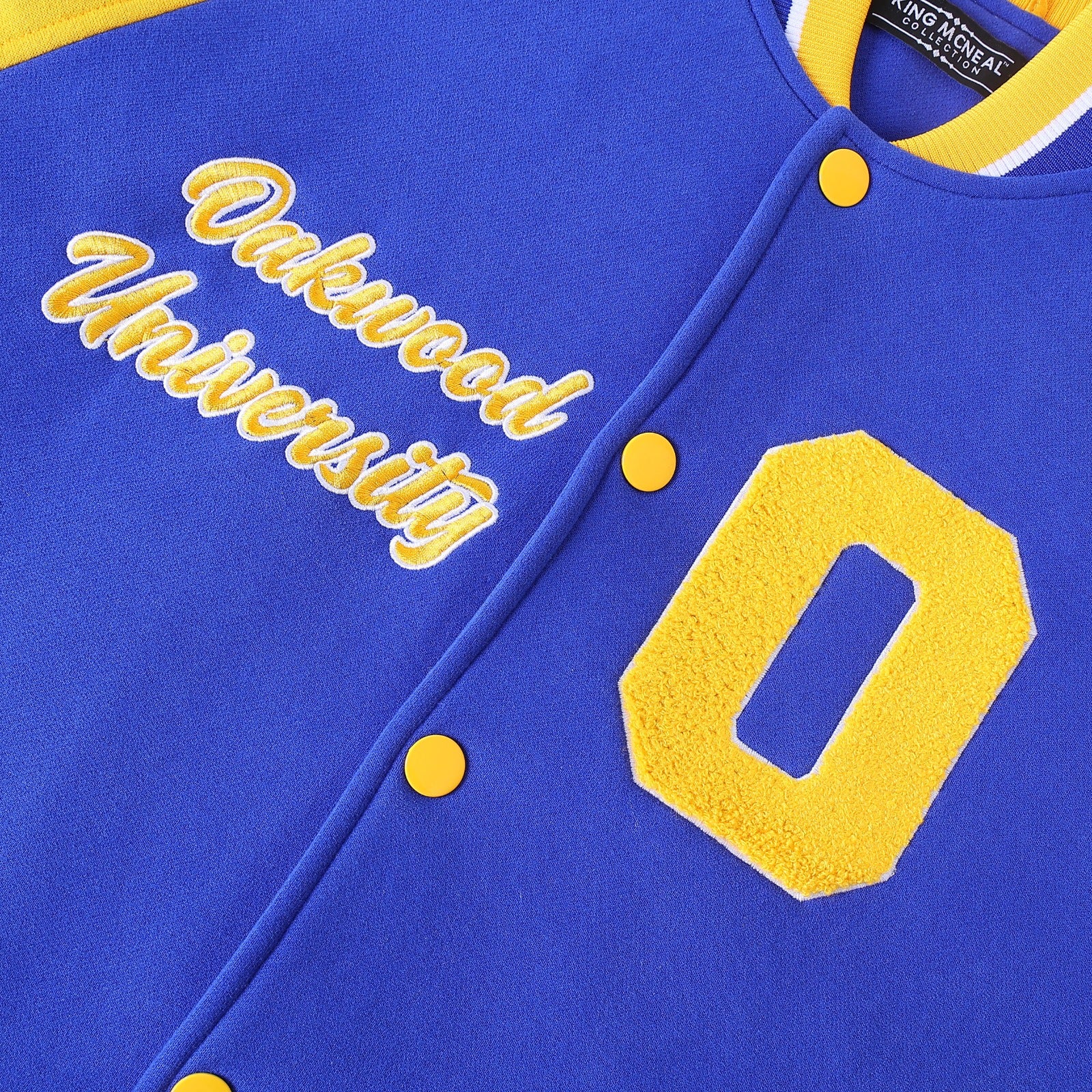 Oakwood University Blue Fleece Jacket