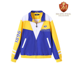Oakwood University Blue Full Zip Windbreaker Tech