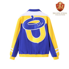 Oakwood University Blue Full Zip Windbreaker Tech