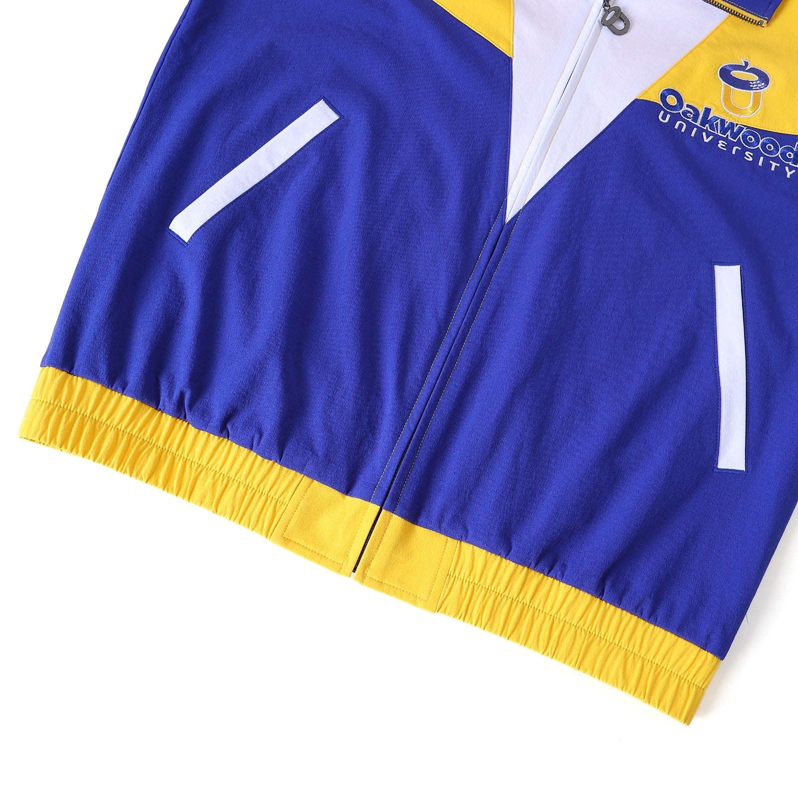 Oakwood University Blue Full Zip Windbreaker Tech