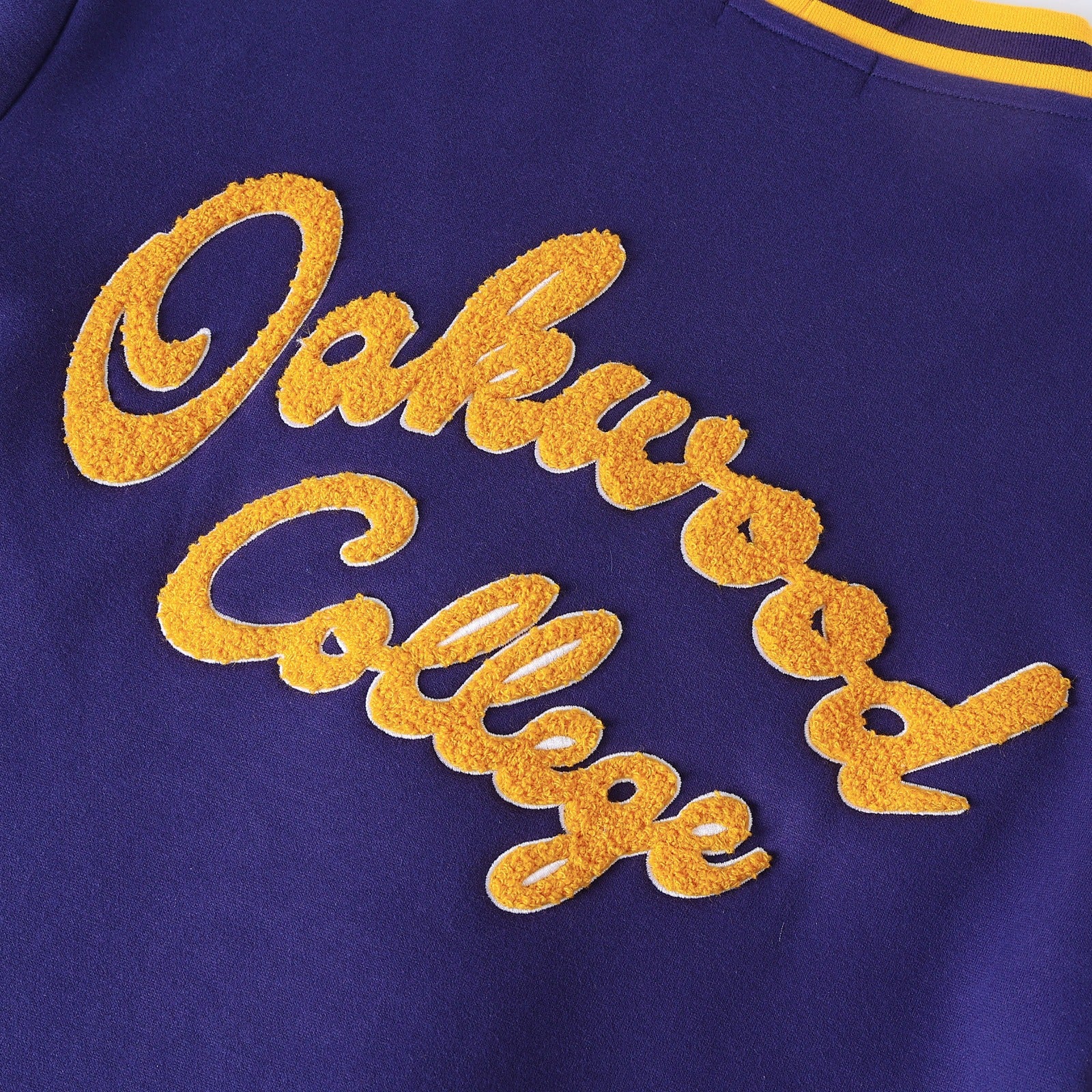 "Oakwood College" Navy Blue Fleece Cardigan