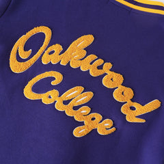 "Oakwood College" Navy Blue Fleece Cardigan