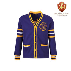 "Oakwood College" Navy Blue Fleece Cardigan